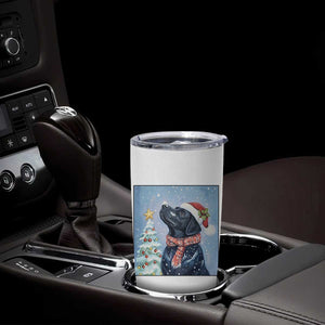 Cute Black Lab Christmas Tumbler Cup Holiday Dog Lover Gift Idea TS12 Print Your Wear
