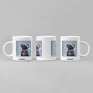 Cute Black Lab Christmas Coffee Mug Holiday Dog Lover Gift Idea TS12 Print Your Wear