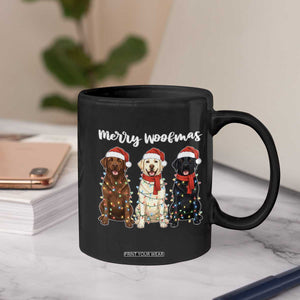 Funny Merry Woofmas Coffee Mug Labrador Funny Christmas Dog Lover Gift TS12 Print Your Wear