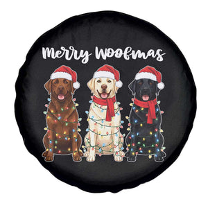 Funny Merry Woofmas Spare Tire Cover Labrador Funny Christmas Dog Lover Gift TS12 Print Your Wear