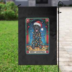 Merry Woofmas Garden Flag Funny Tarot Card Labrador Retriever Christmas Gift TS12 Print Your Wear