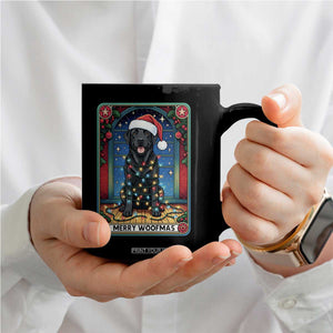 Merry Woofmas Coffee Mug Funny Tarot Card Labrador Retriever Christmas Gift TS12 Print Your Wear