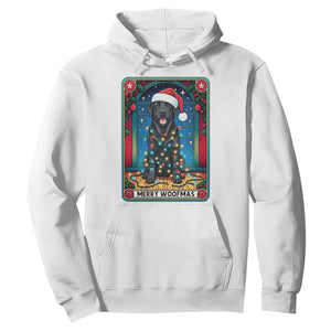 Merry Woofmas Hoodie Funny Tarot Card Labrador Retriever Christmas Gift TS12 White Print Your Wear