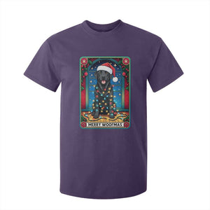 Merry Woofmas T Shirt For Kid Funny Tarot Card Labrador Retriever Christmas Gift TS12 Purple Print Your Wear