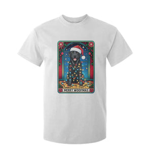 Merry Woofmas T Shirt For Kid Funny Tarot Card Labrador Retriever Christmas Gift TS12 White Print Your Wear