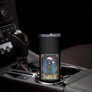Merry Woofmas Skinny Tumbler Funny Tarot Card Labrador Retriever Christmas Gift TS12 Print Your Wear