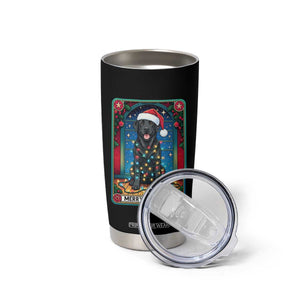Merry Woofmas Tumbler Cup Funny Tarot Card Labrador Retriever Christmas Gift TS12 Print Your Wear