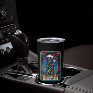 Merry Woofmas Tumbler Cup Funny Tarot Card Labrador Retriever Christmas Gift TS12 Print Your Wear