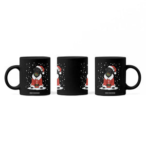 Black Labrador Santa Coffee Mug Funny Christmas Dog Lover Gift TS12 Print Your Wear