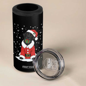 Black Labrador Santa 4 in 1 Can Cooler Tumbler Funny Christmas Dog Lover Gift TS12 Print Your Wear