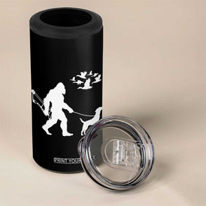 Funny Bow Hunter 4 in 1 Can Cooler Tumbler Bigfoot Walking Labrador Hunting Dog Gift TS12 Print Your Wear