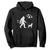 Funny Bow Hunter Hoodie Bigfoot Walking Labrador Hunting Dog Gift TS12 Black Print Your Wear