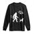 Funny Bow Hunter Long Sleeve Shirt Bigfoot Walking Labrador Hunting Dog Gift - Print Your Wear