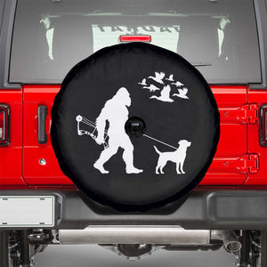 Funny Bow Hunter Spare Tire Cover Bigfoot Walking Labrador Hunting Dog Gift TS12 Black Print Your Wear