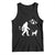Funny Bow Hunter Tank Top Bigfoot Walking Labrador Hunting Dog Gift TS12 Black Print Your Wear