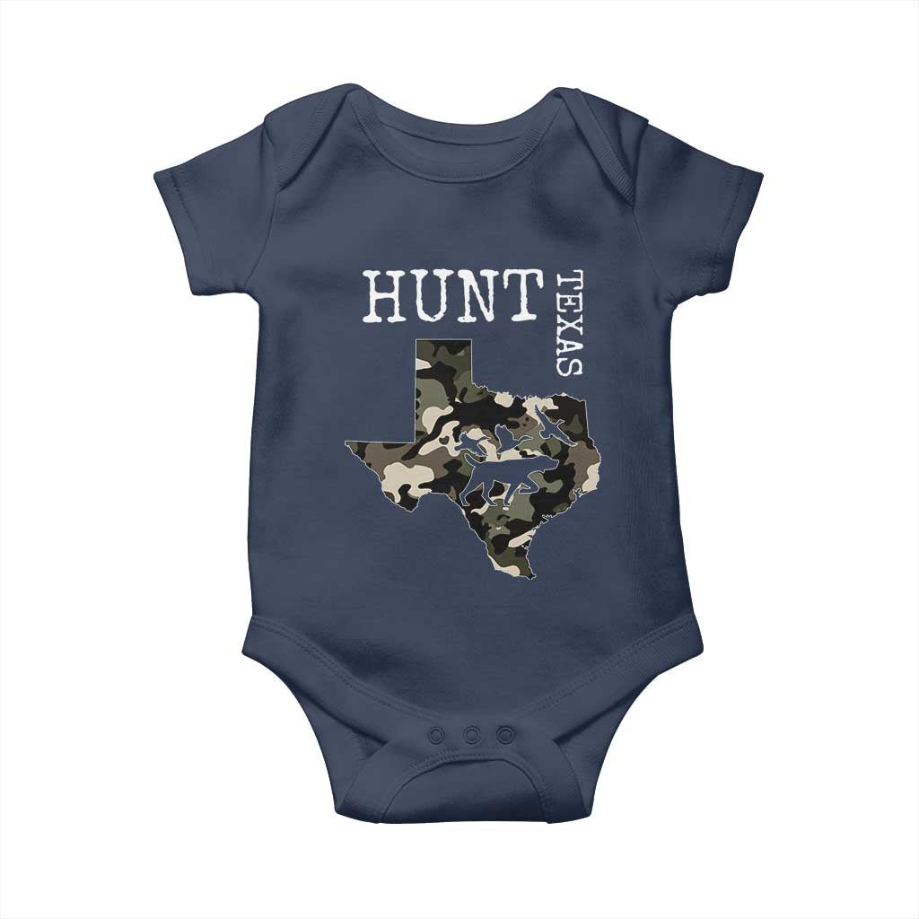 Texas Hunter Gift Baby Onesie Labrador Retriever Duck Hunting Dog TS12 Navy Print Your Wear