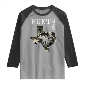 Texas Hunter Gift Raglan Shirt Labrador Retriever Duck Hunting Dog TS12 Sport Gray Black Print Your Wear