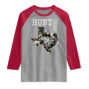 Texas Hunter Gift Raglan Shirt Labrador Retriever Duck Hunting Dog TS12 Sport Gray Red Print Your Wear