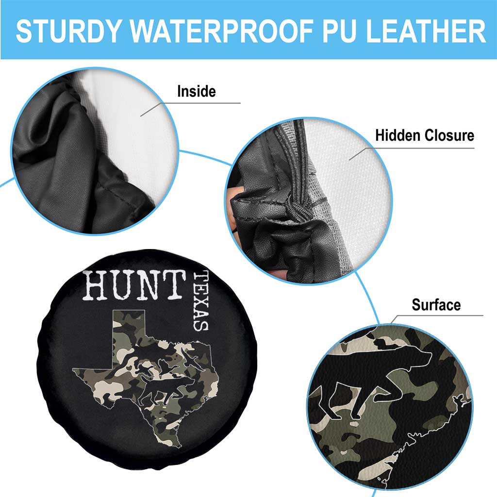 Texas Hunter Gift Spare Tire Cover Labrador Retriever Duck Hunting Dog TS12 Print Your Wear
