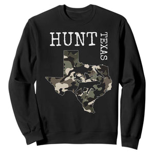 Texas Hunter Gift Sweatshirt Labrador Retriever Duck Hunting Dog - Print Your Wear