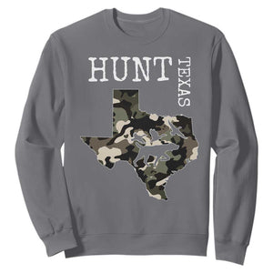 Texas Hunter Gift Sweatshirt Labrador Retriever Duck Hunting Dog - Print Your Wear