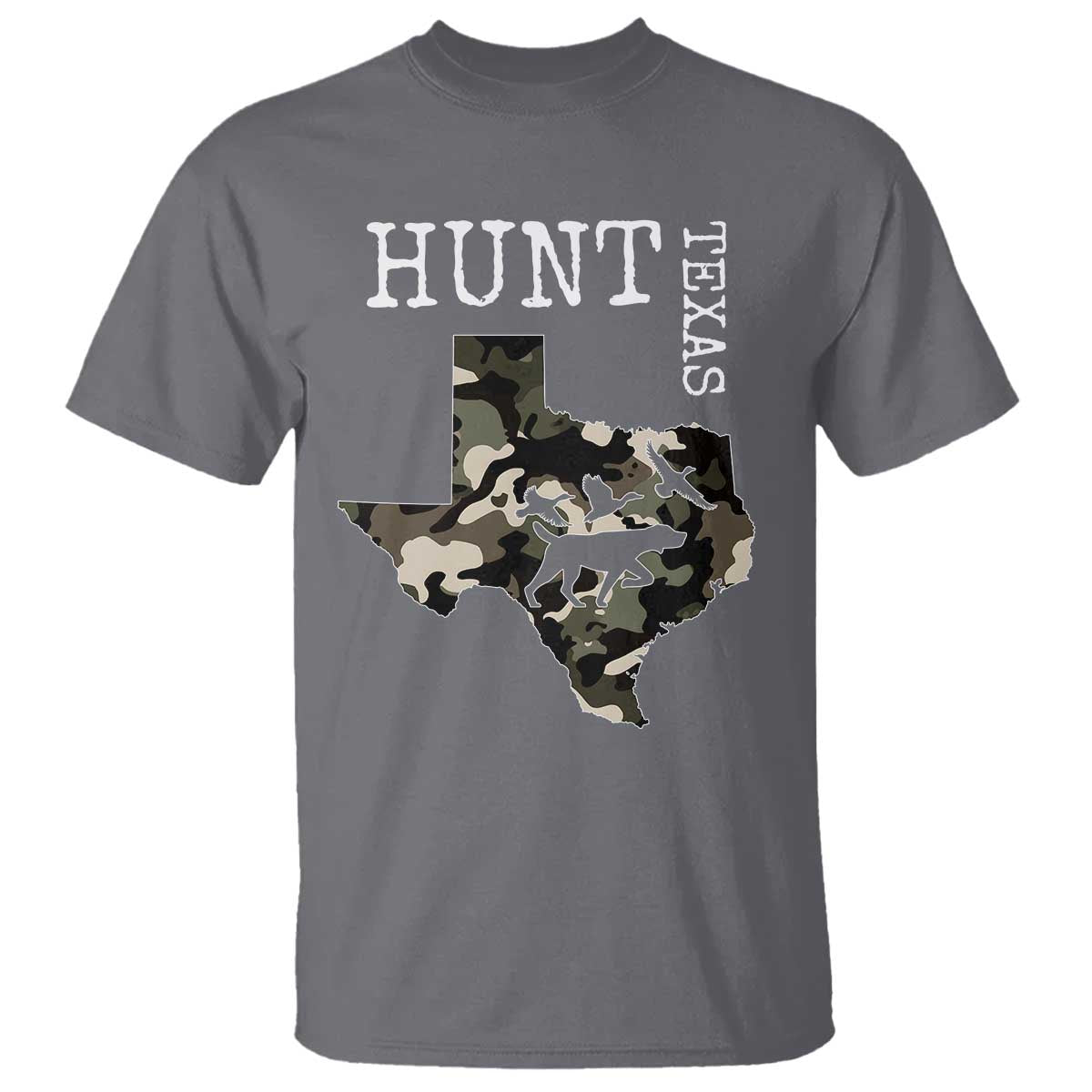 Texas Hunter Gift T Shirt Labrador Retriever Duck Hunting Dog TS12 Charcoal Print Your Wear