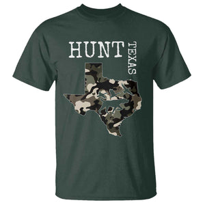 Texas Hunter Gift T Shirt Labrador Retriever Duck Hunting Dog TS12 Dark Forest Green Print Your Wear