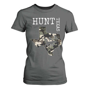 Texas Hunter Gift T Shirt For Women Labrador Retriever Duck Hunting Dog TS12 Dark Heather Print Your Wear