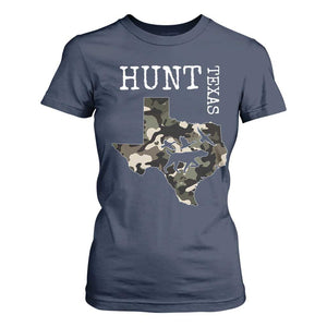 Texas Hunter Gift T Shirt For Women Labrador Retriever Duck Hunting Dog TS12 Navy Print Your Wear