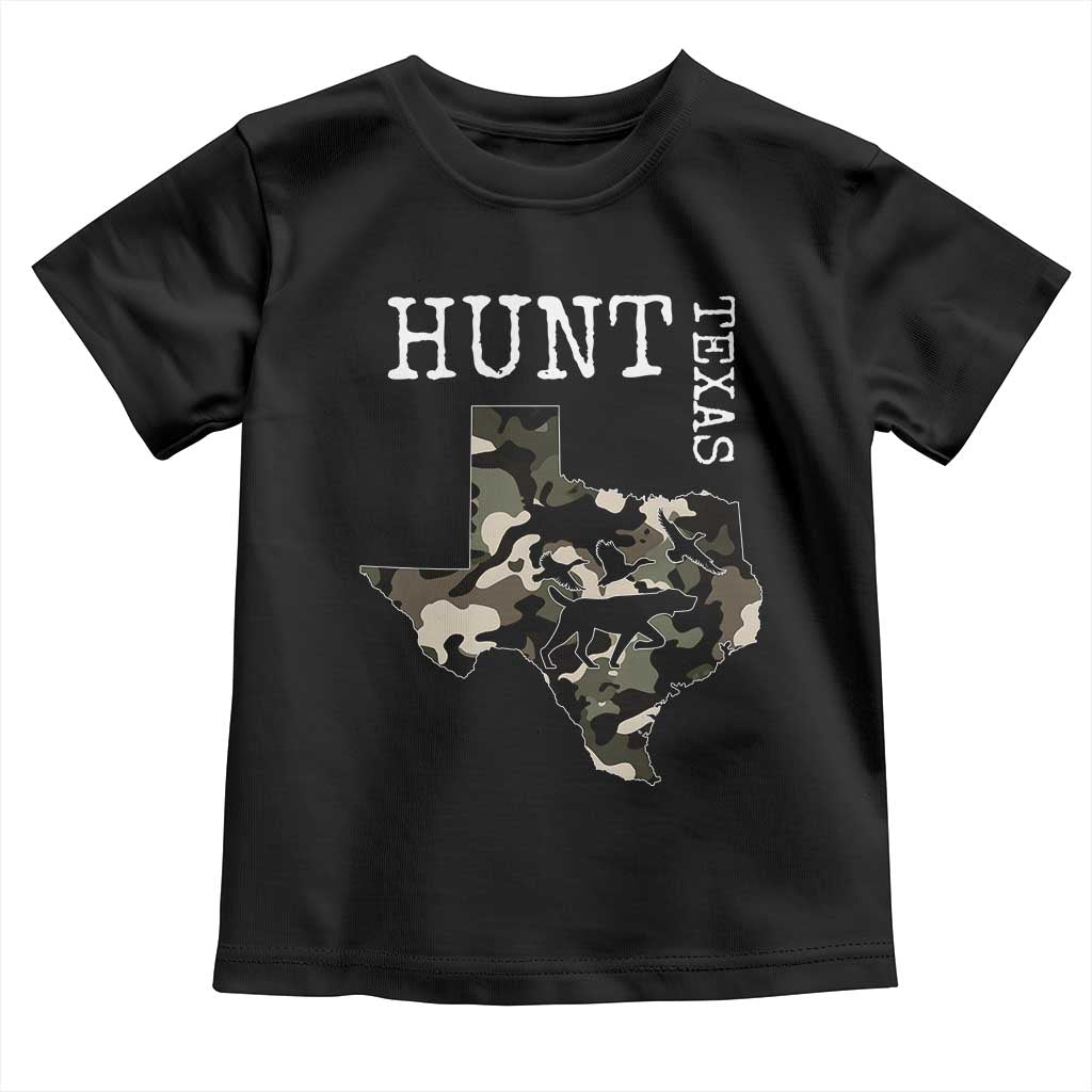 Texas Hunter Gift Toddler T Shirt Labrador Retriever Duck Hunting Dog TS12 Black Print Your Wear