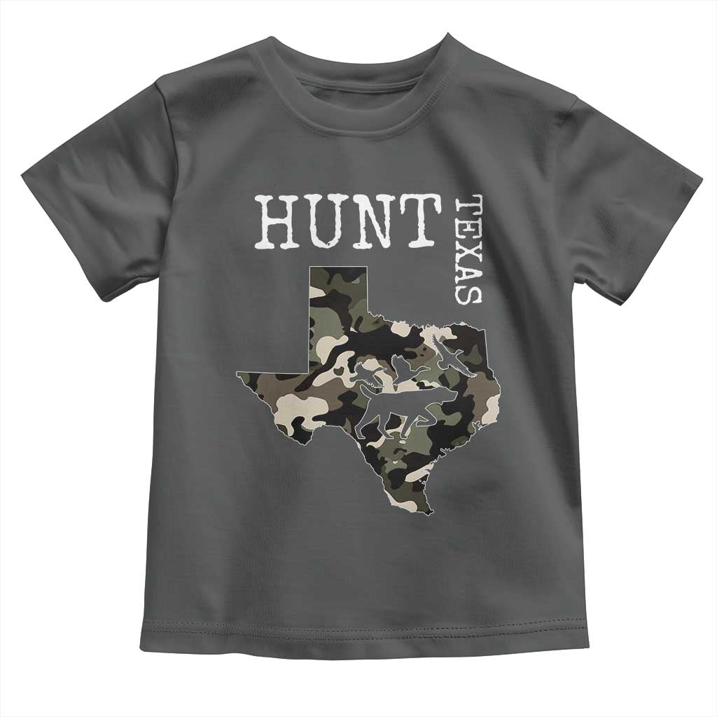 Texas Hunter Gift Toddler T Shirt Labrador Retriever Duck Hunting Dog TS12 Dark Heather Print Your Wear