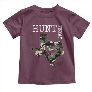 Texas Hunter Gift Toddler T Shirt Labrador Retriever Duck Hunting Dog TS12 Maroon Print Your Wear
