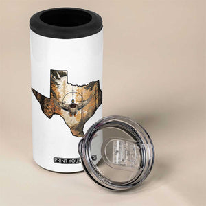 Funny Texas Duck Hunting Season 4 in 1 Can Cooler Tumbler Hunter Gift TS12 Print Your Wear