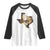Funny Texas Duck Hunting Season Raglan Shirt Hunter Gift TS12 White Black Print Your Wear