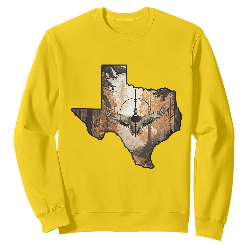 Funny Texas Duck Hunting Season Sweatshirt Hunter Gift TS12 Daisy Print Your Wear