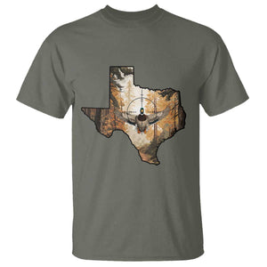Funny Texas Duck Hunting Season T Shirt Hunter Gift TS12 Military Green Print Your Wear