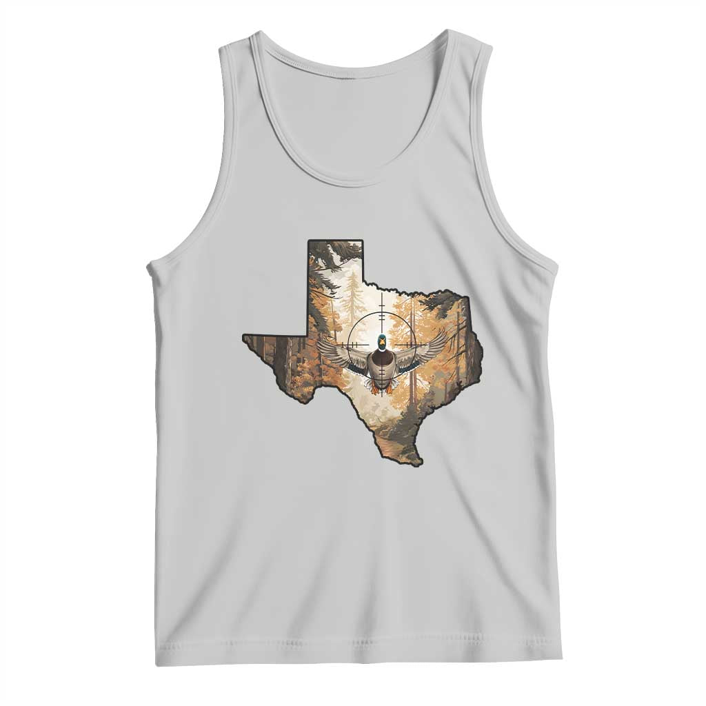 Funny Texas Duck Hunting Season Tank Top Hunter Gift TS12 Ash Print Your Wear