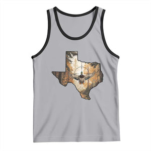Funny Texas Duck Hunting Season Tank Top Hunter Gift TS12 Athletic Heather Black Print Your Wear