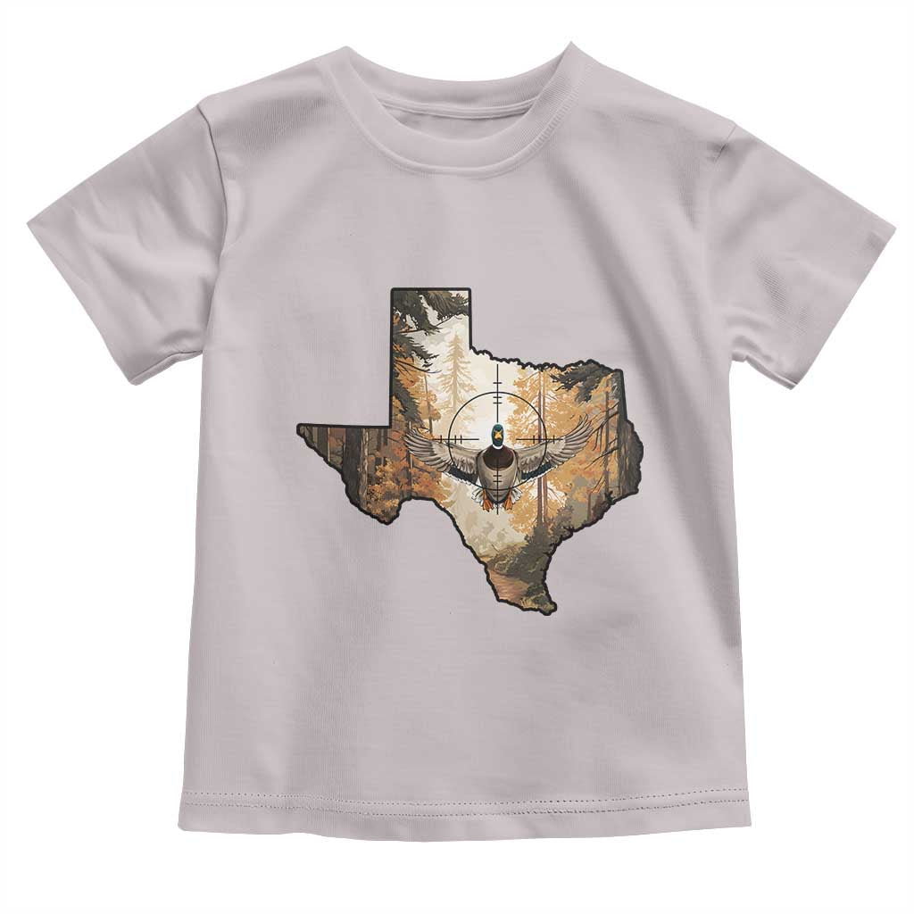 Funny Texas Duck Hunting Season Toddler T Shirt Hunter Gift TS12 Ice Gray Print Your Wear