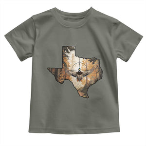 Funny Texas Duck Hunting Season Toddler T Shirt Hunter Gift TS12 Military Green Print Your Wear