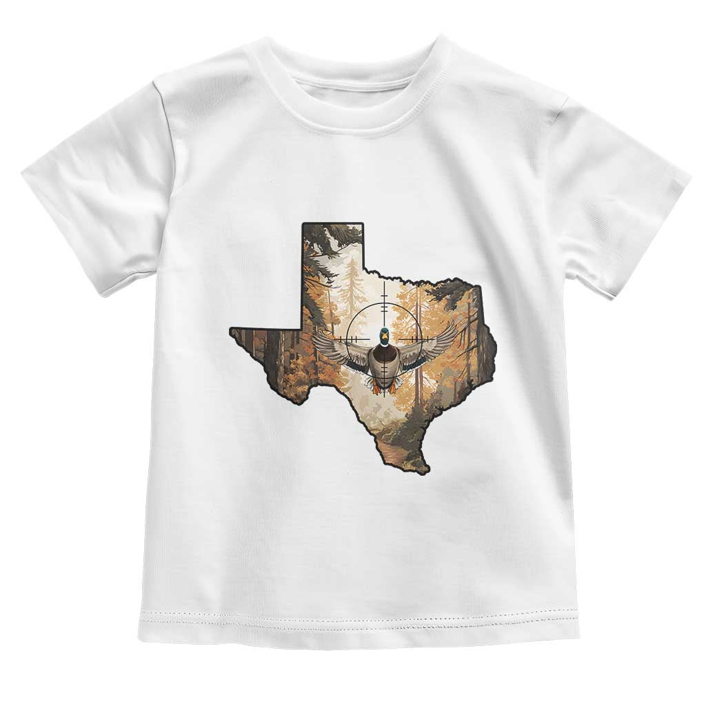 Funny Texas Duck Hunting Season Toddler T Shirt Hunter Gift TS12 White Print Your Wear