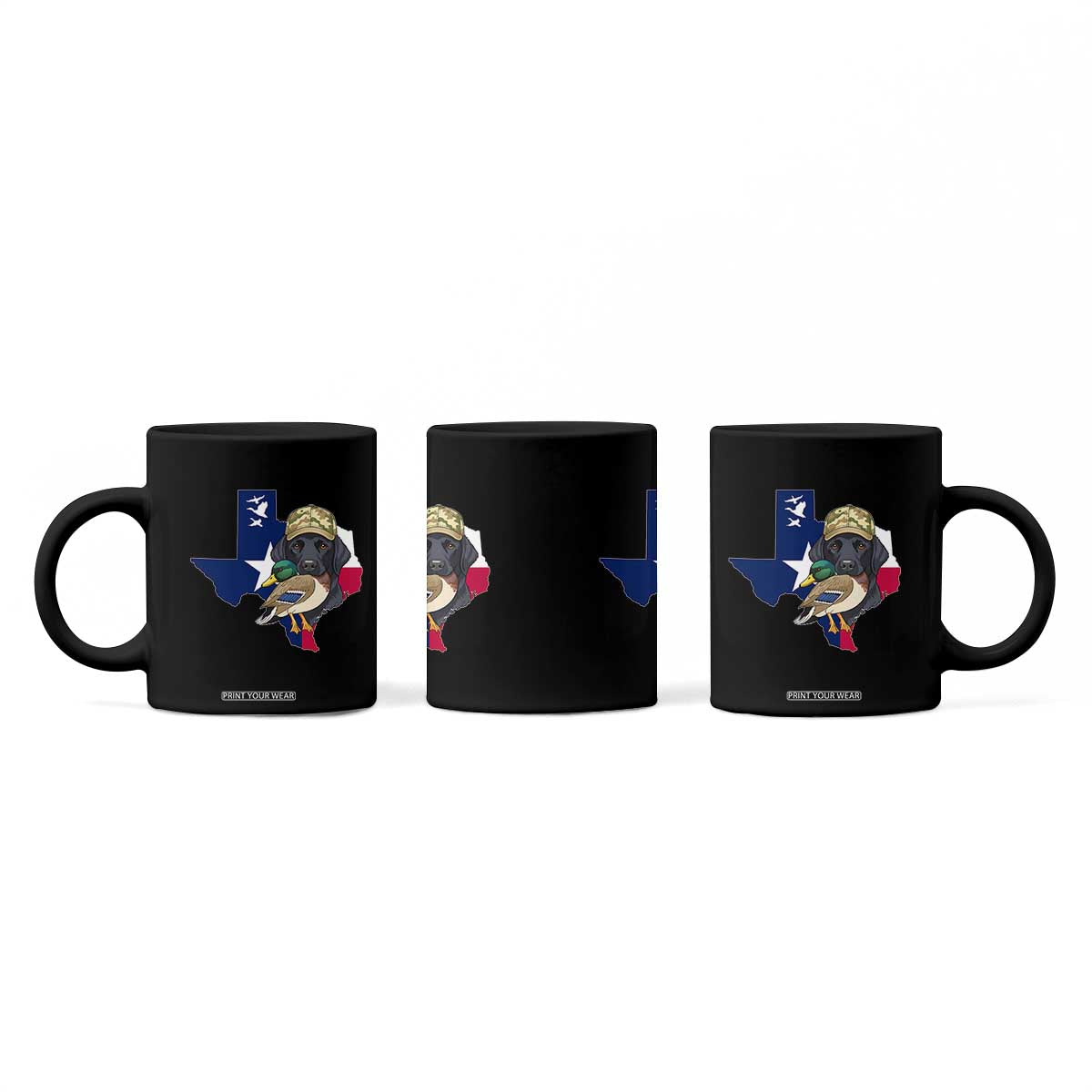 Funny Texas Duck Hunting Season Coffee Mug Black Labrador Hunter Gift TS12 Print Your Wear