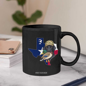 Funny Texas Duck Hunting Season Coffee Mug Black Labrador Hunter Gift TS12 Print Your Wear