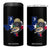 Funny Texas Duck Hunting Season 4 in 1 Can Cooler Tumbler Black Labrador Hunter Gift TS12 One Size: 16 oz Black Print Your Wear