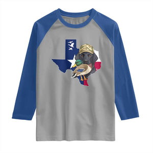 Funny Texas Duck Hunting Season Raglan Shirt Black Labrador Hunter Gift TS12 Sport Gray Royal Print Your Wear
