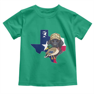 Funny Texas Duck Hunting Season Toddler T Shirt Black Labrador Hunter Gift TS12 Irish Green Print Your Wear