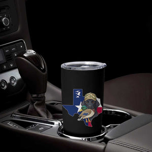 Funny Texas Duck Hunting Season Tumbler Cup Black Labrador Hunter Gift TS12 Print Your Wear
