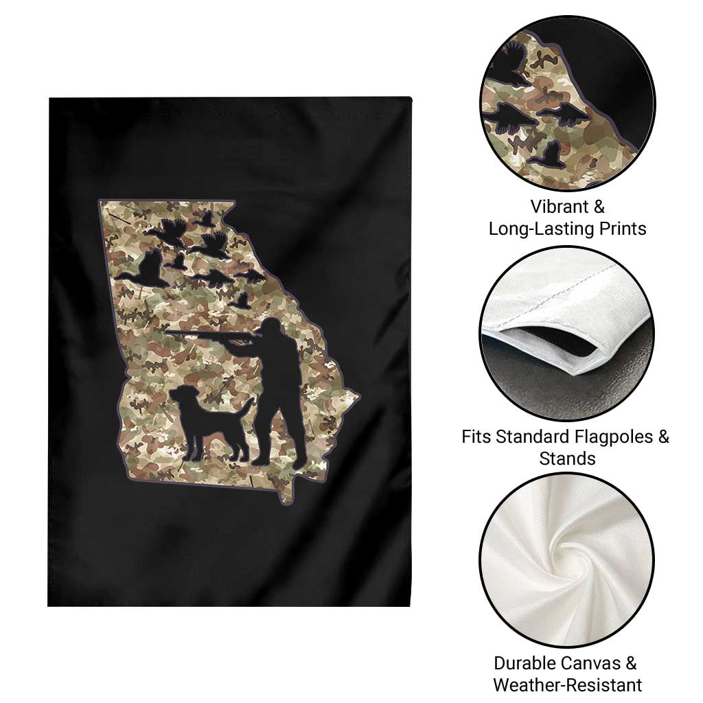 Georgia Duck Hunting Season Garden Flag Labrador Retriever Hunter Gift TS12 Print Your Wear