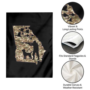 Georgia Duck Hunting Season Garden Flag Labrador Retriever Hunter Gift TS12 Print Your Wear