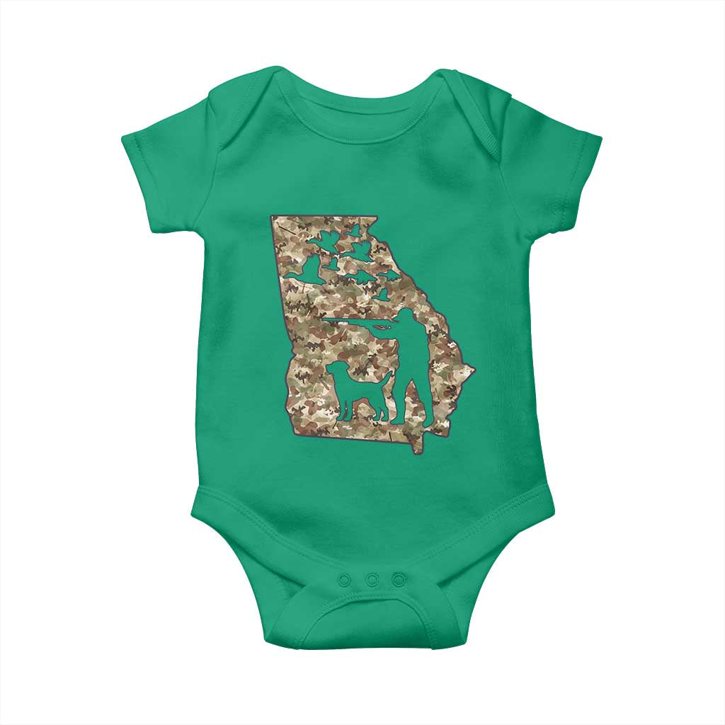 Georgia Duck Hunting Season Baby Onesie Labrador Retriever Hunter Gift TS12 Irish Green Print Your Wear